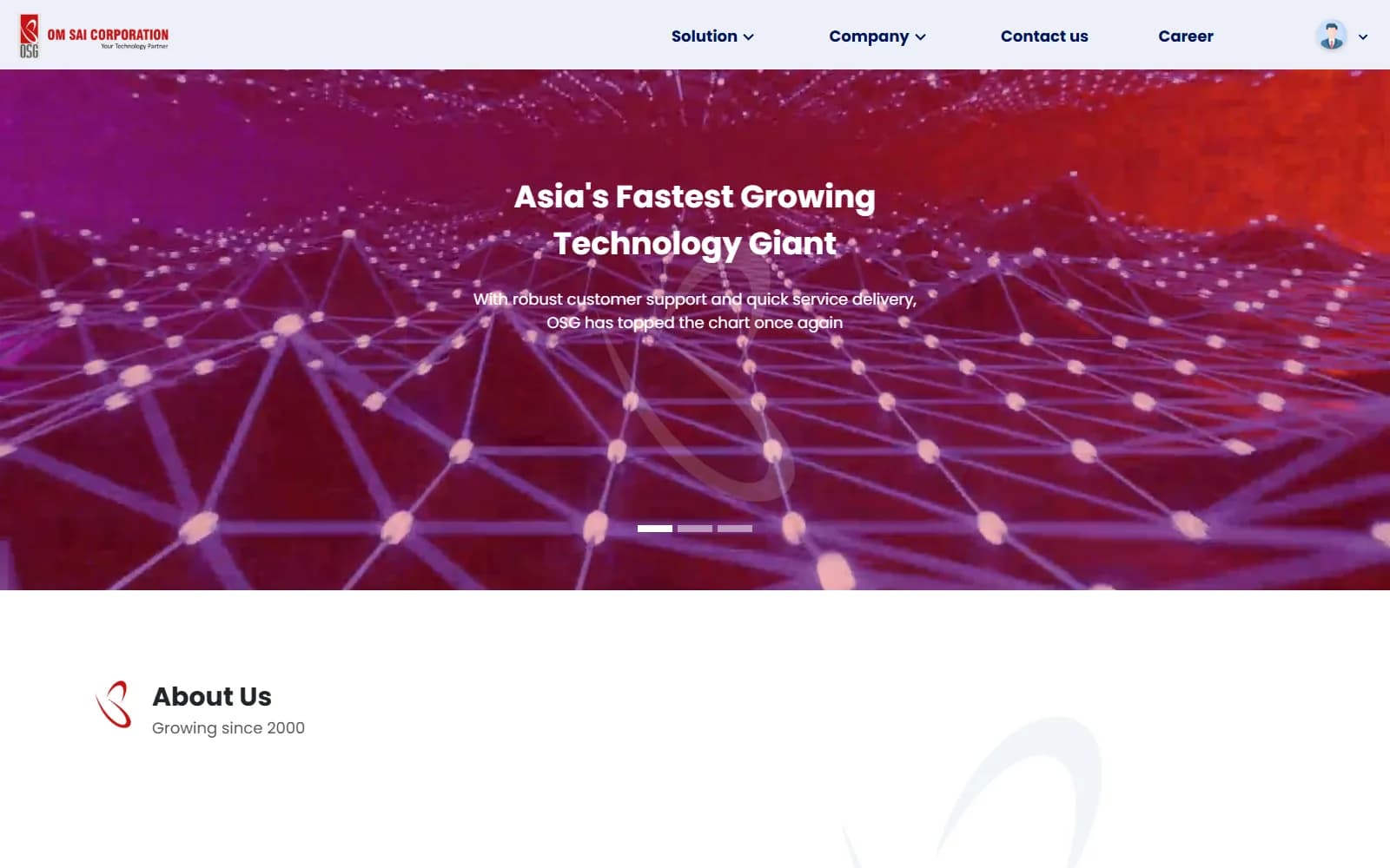 Om Sai Group's existing site, captured 26 October 2026