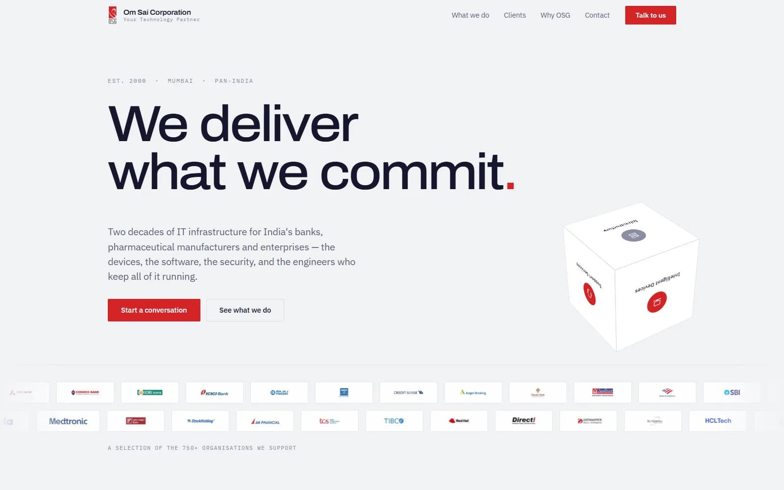 Our redesign proposal for Om Sai Group